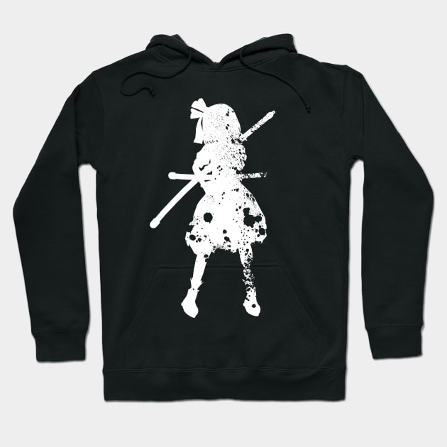 Youmu Konpaku - Grunge Hoodie by SleepyFroggy